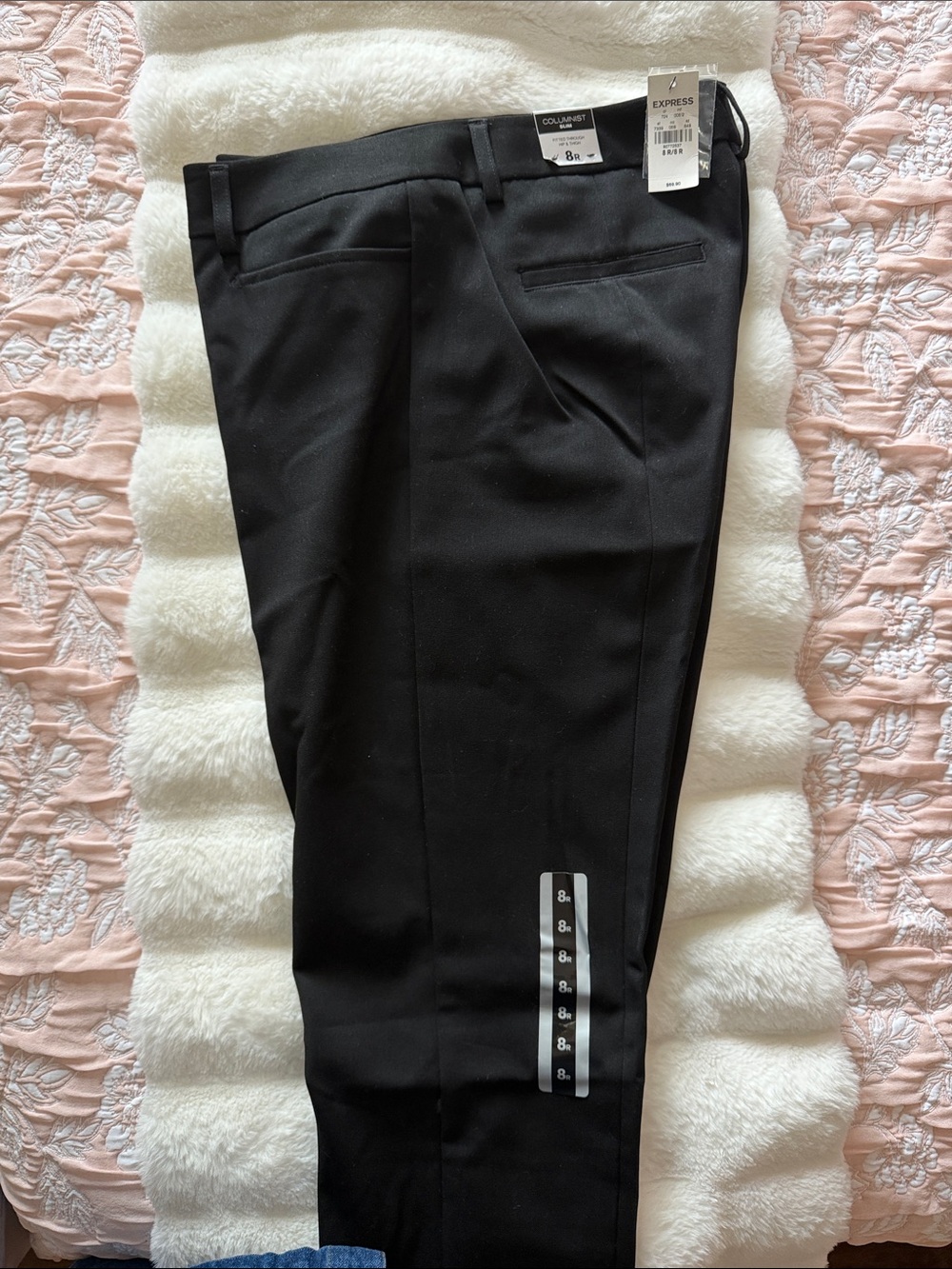 Express Black womens Dress Pants - Modern Tailored Cut